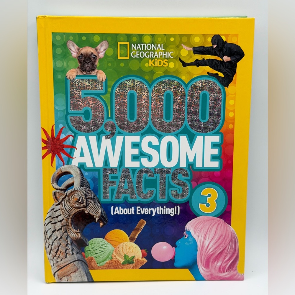 National Geographic Kids 5,000 Awesome Facts About Everything Book - Hardcover